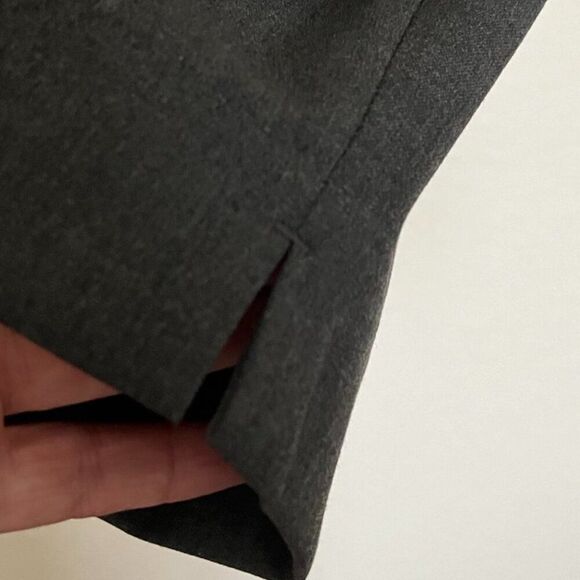 Banana Republic Factory Mid-Rise Gray Dress Pant Trouser, size 12 - Picture 6 of 13